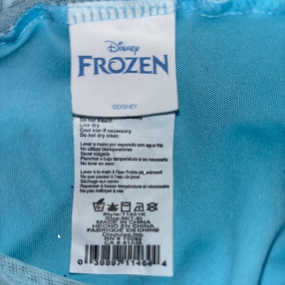 Elegant Disney Princess Elsa Blue Costume Dress Size M(7-8) - Picture 3 of 9